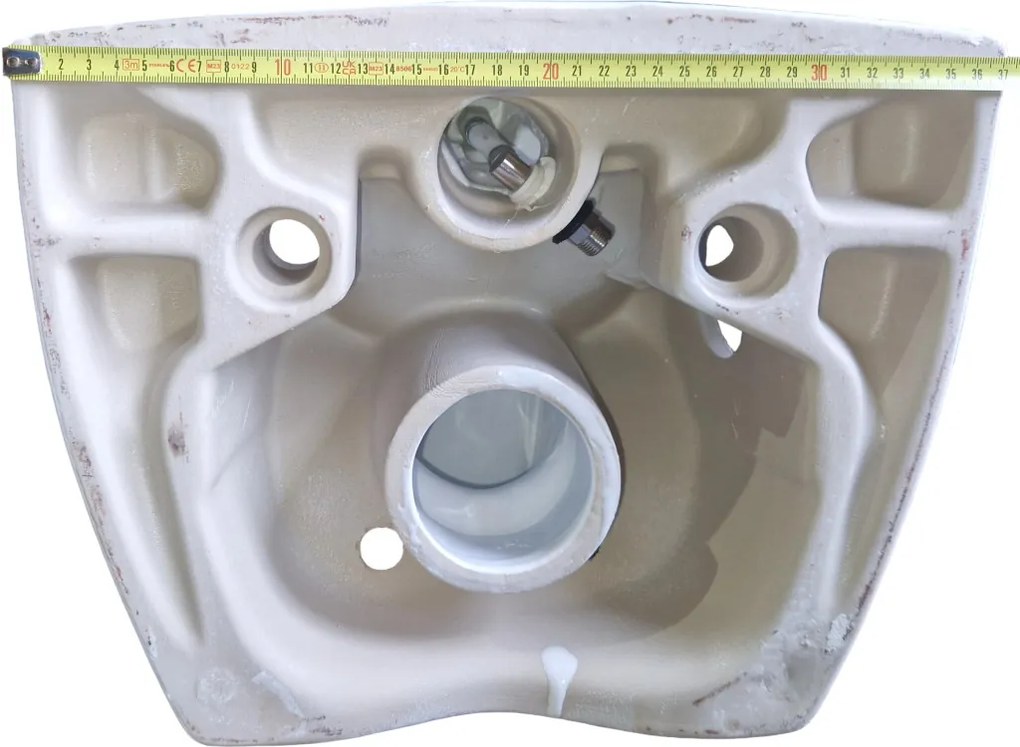 CeraStyle CITY fali WC - MATT FEHÉR- BEÉPÍTETT bidé funkcióval -rimless -perem nélküli