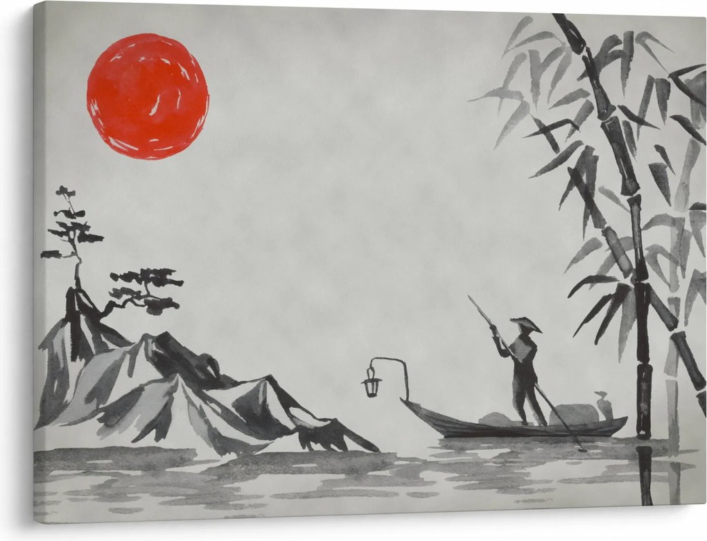 Kép - Fuji-hegy (70x50 cm)
