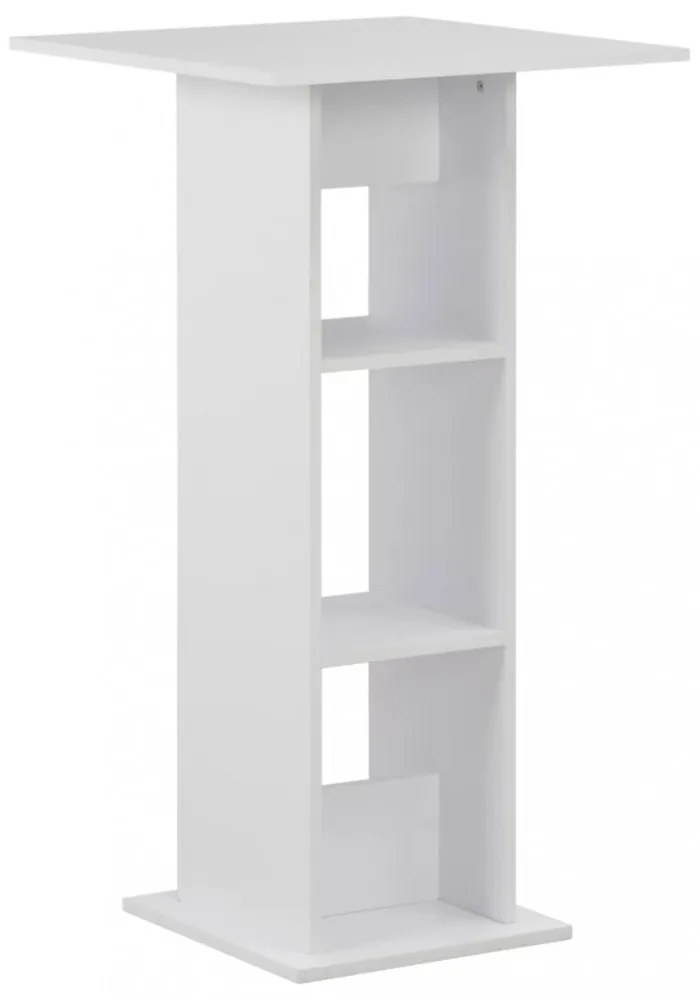 fehér bárasztal 60 x 60 x 110 cm