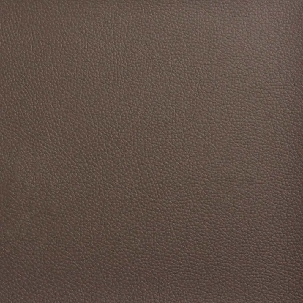 vidaXL Kerekes Étkező Székek 2 pcs Barna 58 x 65 x 98 cm Műbőr