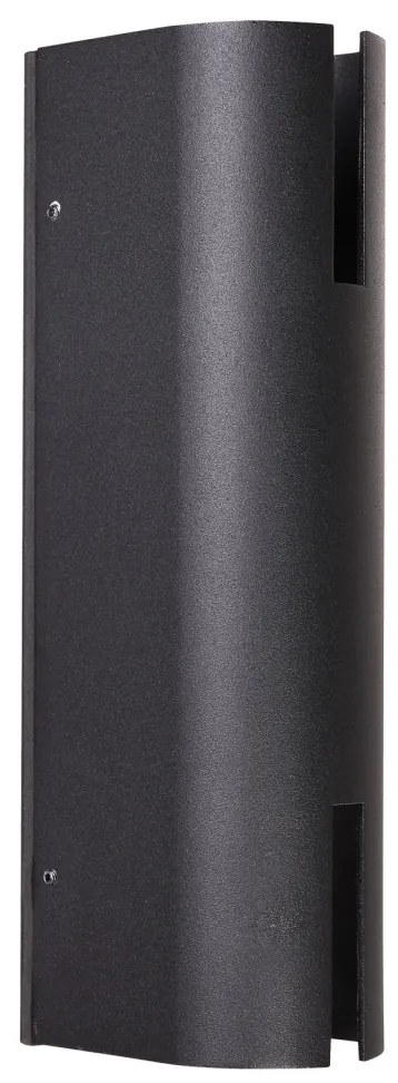 ITALUX 602-BK-9 ROVIGO Modern Kültéri Fali Lámpa Fekete LED IP44