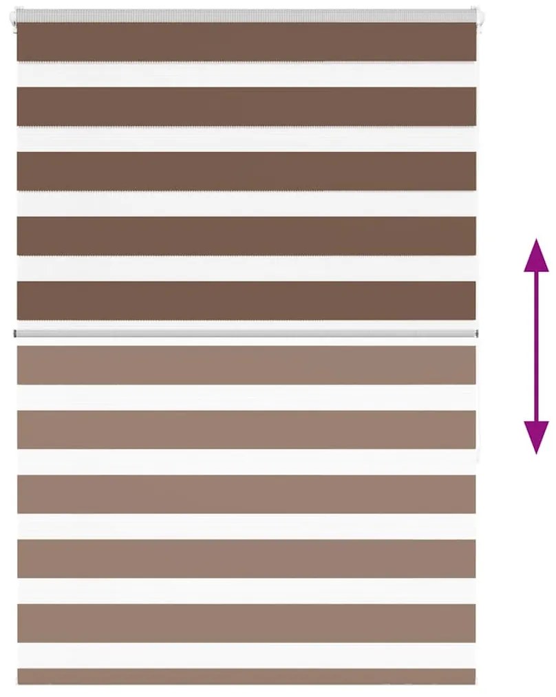 zebrafüggönnyel barna szövetszélesség 100,9 cm poliészter