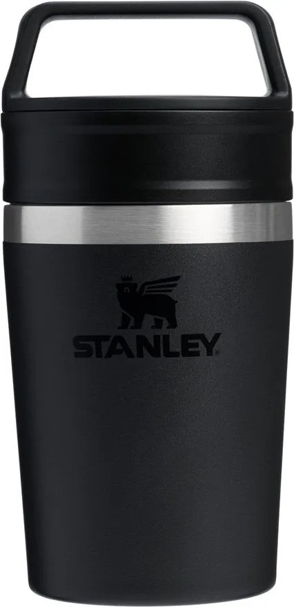 Fekete rozsdamentes acél termobögre 230 ml Café-To-Go Travel Mug Black 2.0 – Stanley