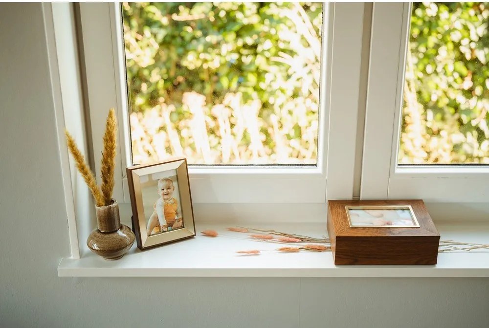 Sárgaréz színű fém álló képkeret 13,5x18,5 cm Marseille – Zilverstad