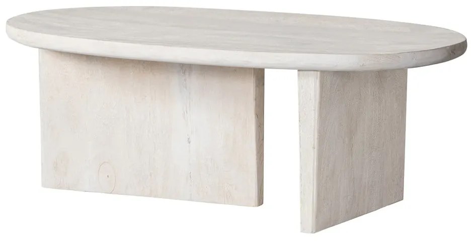 Natúr színű mangófa dohányzóasztal 110x60 cm Seam – WOOOD