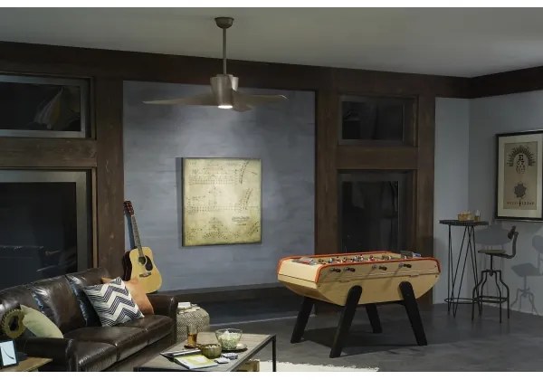 Kichler KLF-PHREE-56-BN- LED Dimmelhető mennyezeti ventilátor PHREE 10W/230V + távirányító