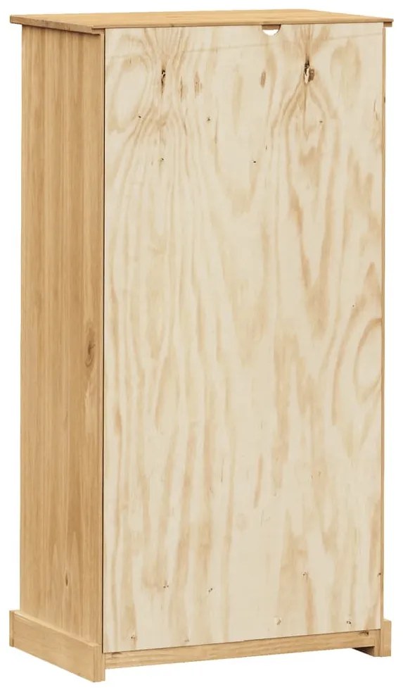 VIGO tömör fenyőfa könyvespolc 60x35x114,5 cm