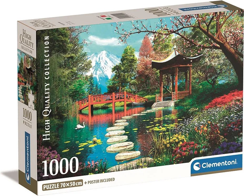 Japán Gardens of Fuji 1000 db-os Compact puzzle Clementoni