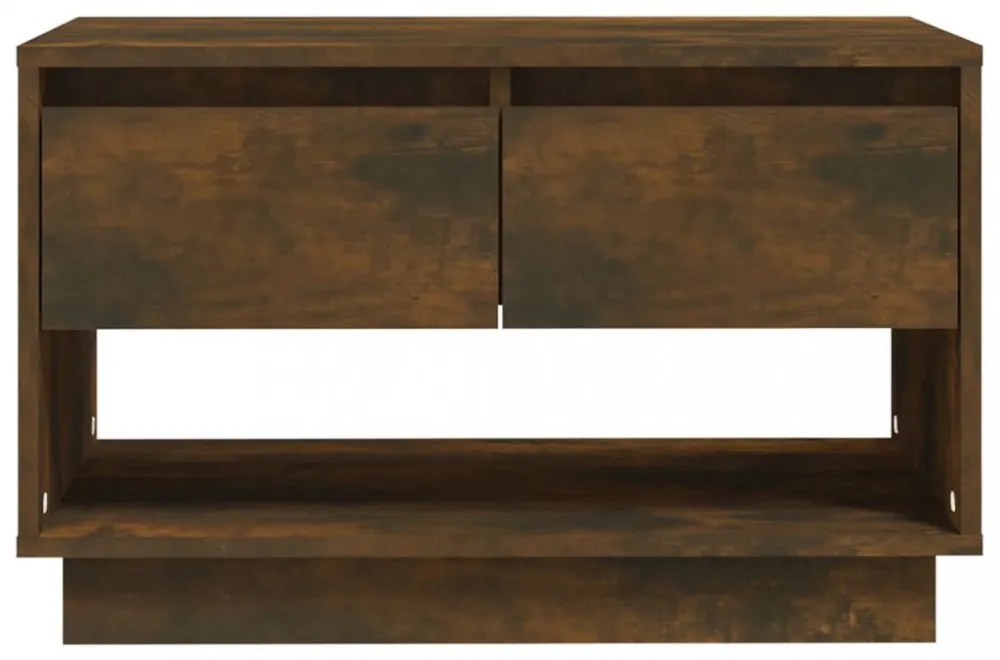 füstös tölgy színű szerelt fa TV-szekrény 70x41x44 cm