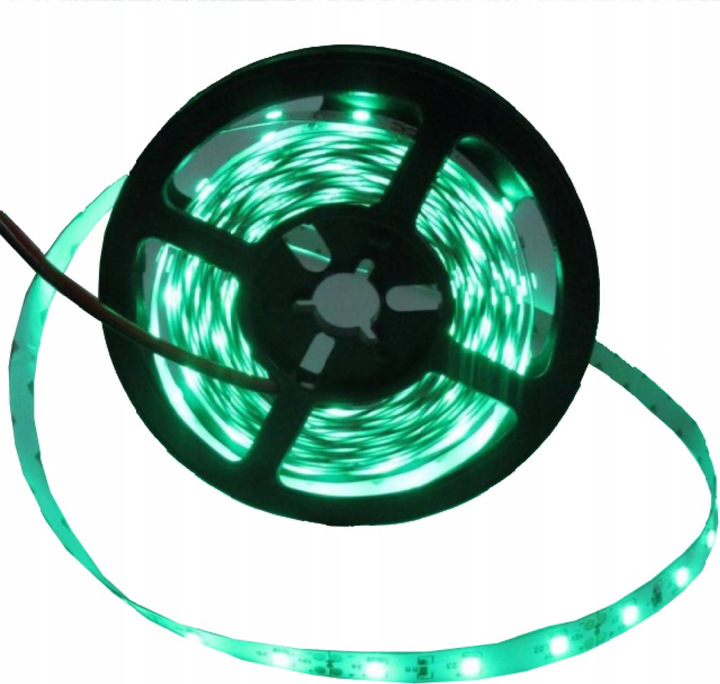 Led szalag 24W 4,8W/m 12V IP20 zöld 5m Tompítható