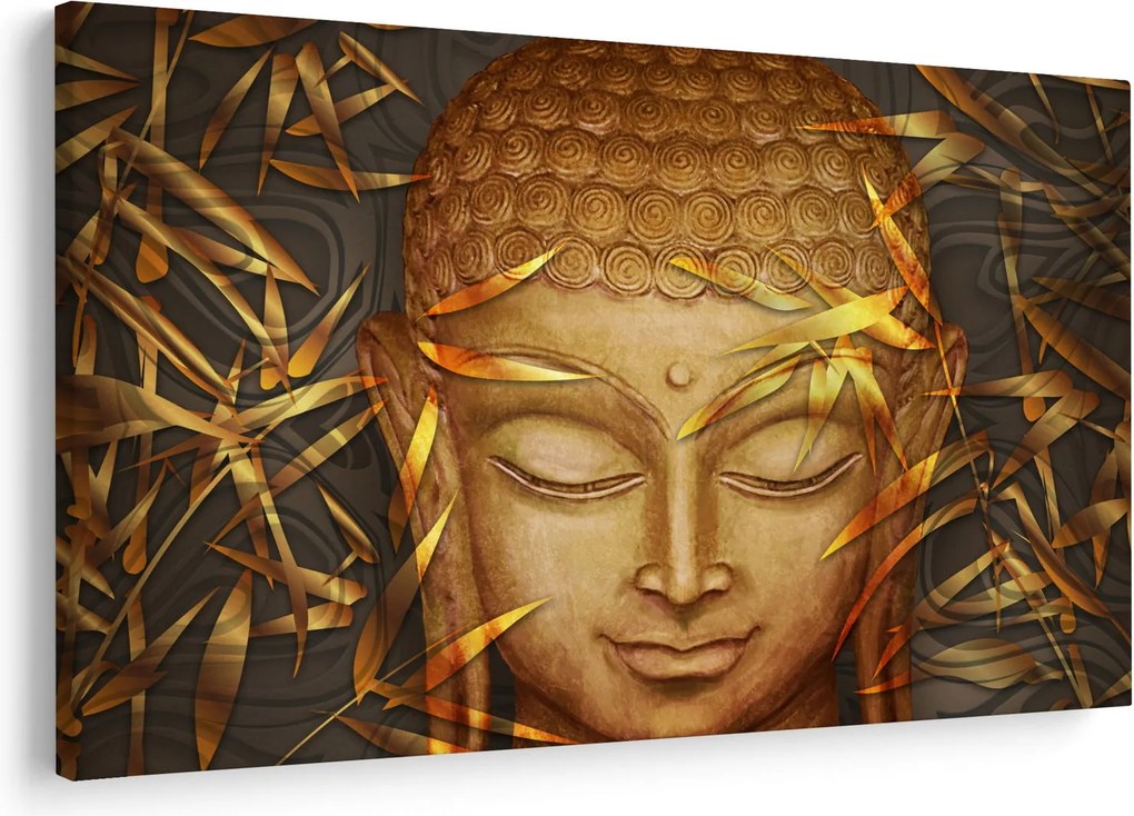 Kép - arany Buddha (90x60 cm)
