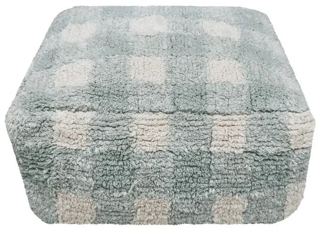 Világoskék gyerek puff Vichy Blue Sage – Lorena Canals