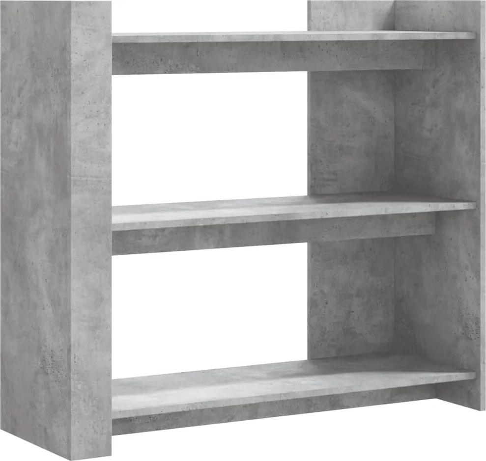 vidaXL betonszürke szerelt fa tálalóasztal 100x35x90 cm