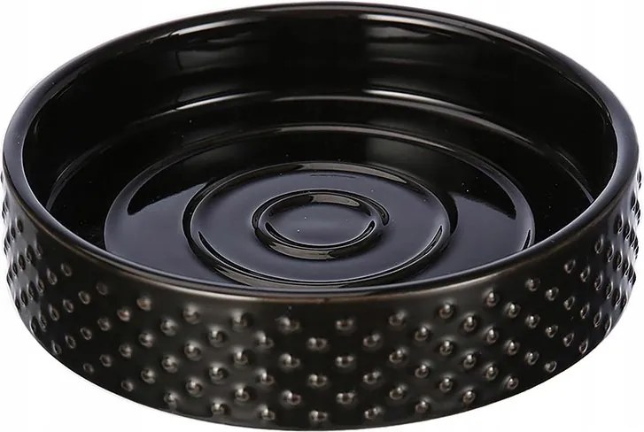 Kerek Kerámia Szappantartó Geometrikus Minta Elegáns Stílusos Szilárd