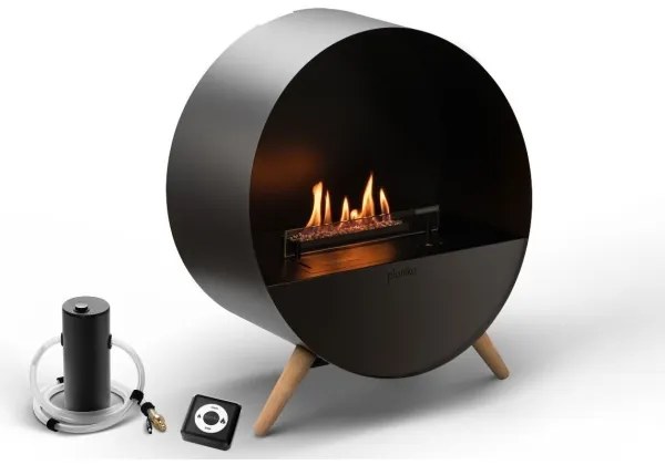 Planika Bubble Fali & Floor BEV - BIO kandalló távirányítással 72,6x65 cm 2,5kW