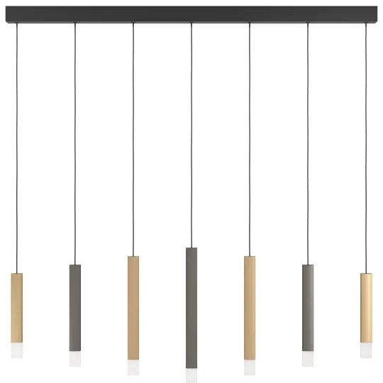 Eglo 39906 - LED Dimmelhető csillár zsinóron ESTANTERIOS 7xLED/3,1W/230V 3000K