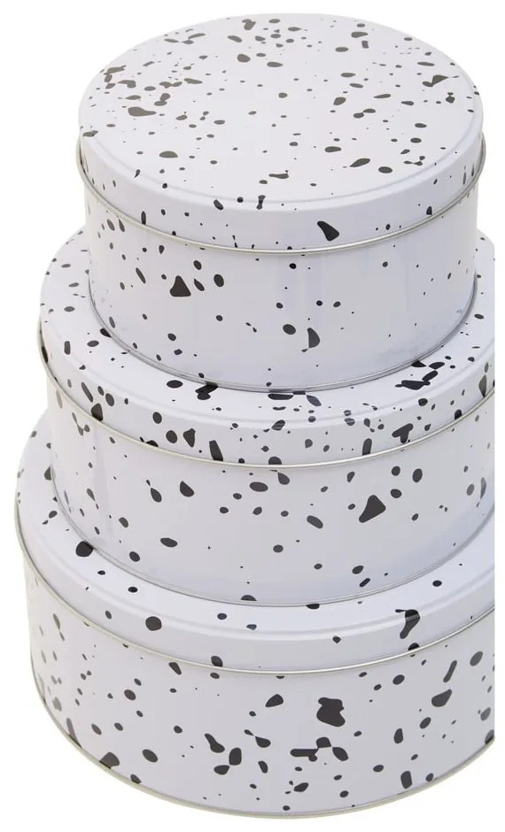 Süteménytartó fém doboz szett 3 db-os Speckled – Premier Housewares