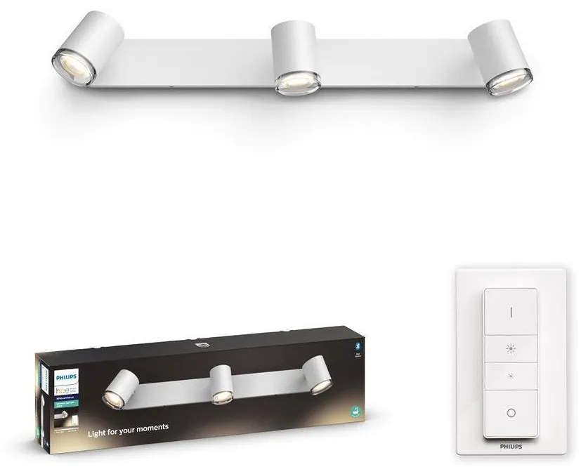 Philips Philips - LED Szabályozható fürdőszobai lámpa Hue ADORE 3xGU10/5W/230V IP44 P3786