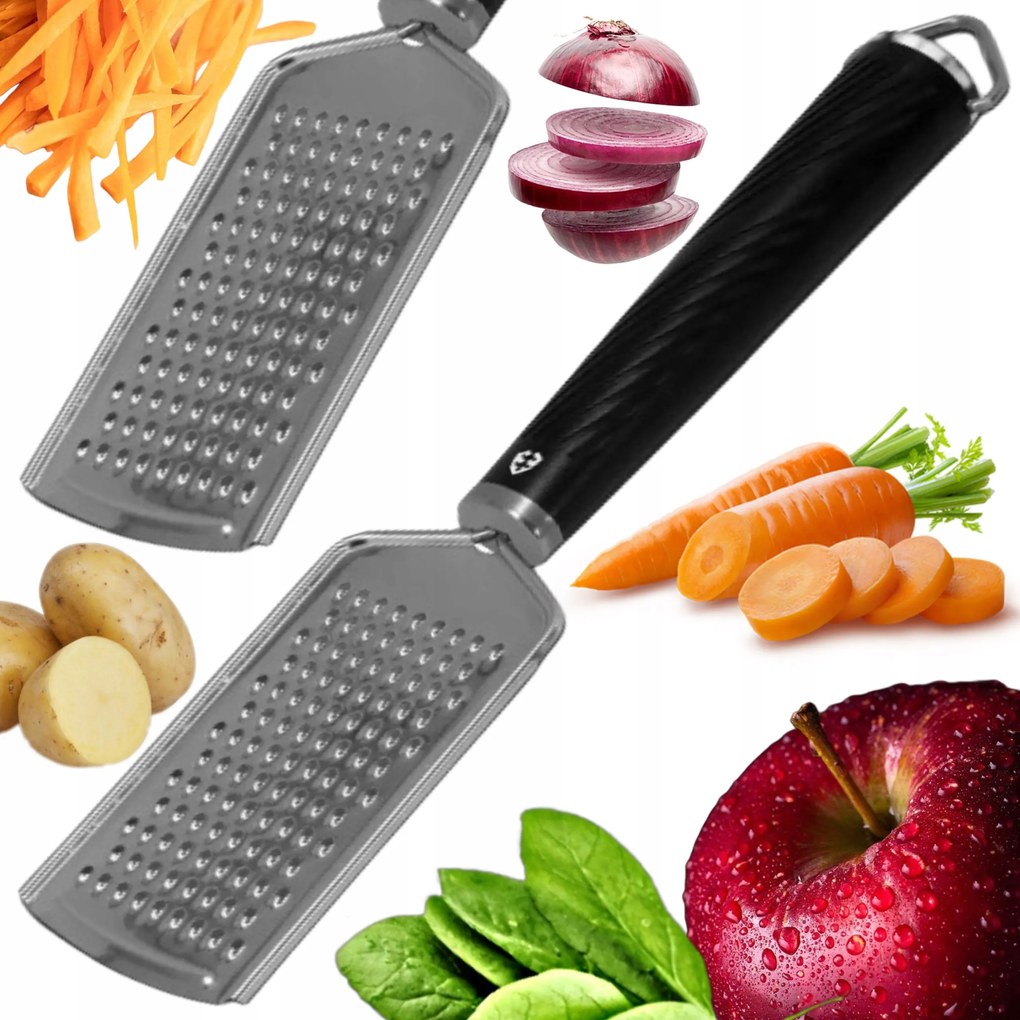 Zwiger Forte Zöldség-gyümölcs Reszelő, Nyéllel, Kis Szemekkel