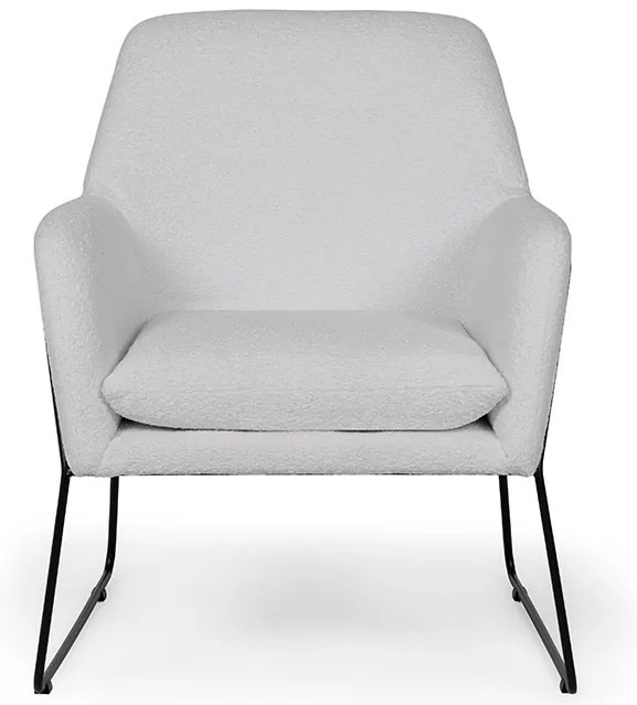 Szürke design karosszék MILAN