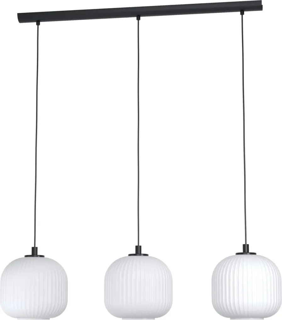 EGLO 99367 MANTUNALLE Modern Függesztett Lámpa Fehér, Fekete E27 IP20