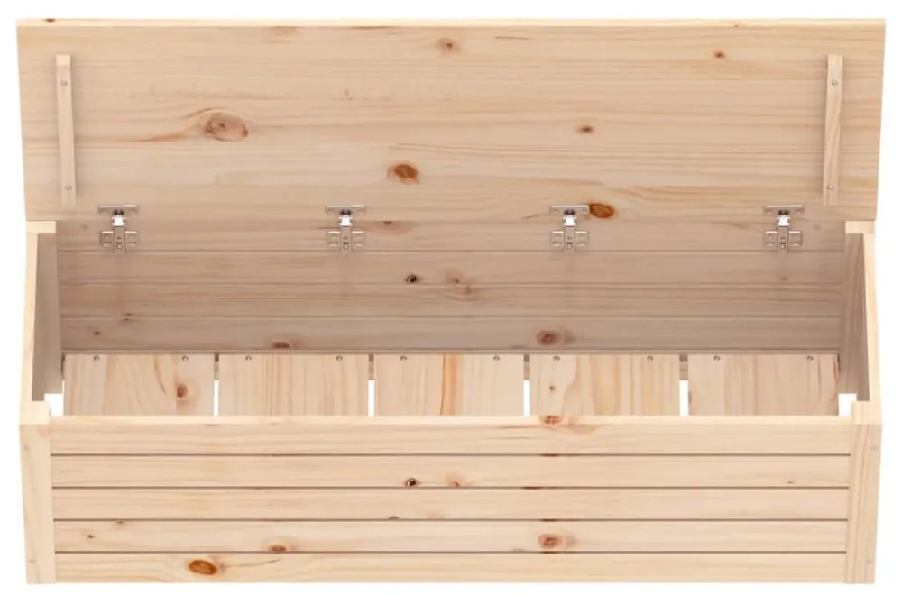 tömör fenyőfa tárolóláda 109 x 36,5 x 33 cm