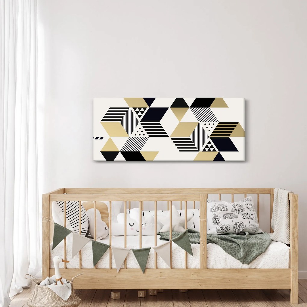Kép - Geometriai formák N⁰1 (120x50 cm)