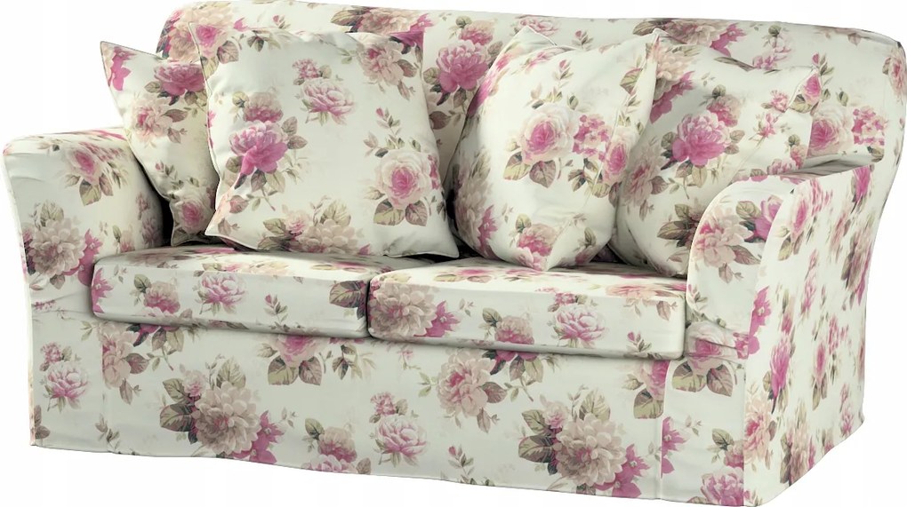 Dekoria Tomelilla 2 személyes kinyitható kanapé huzat Ikea rózsaszín