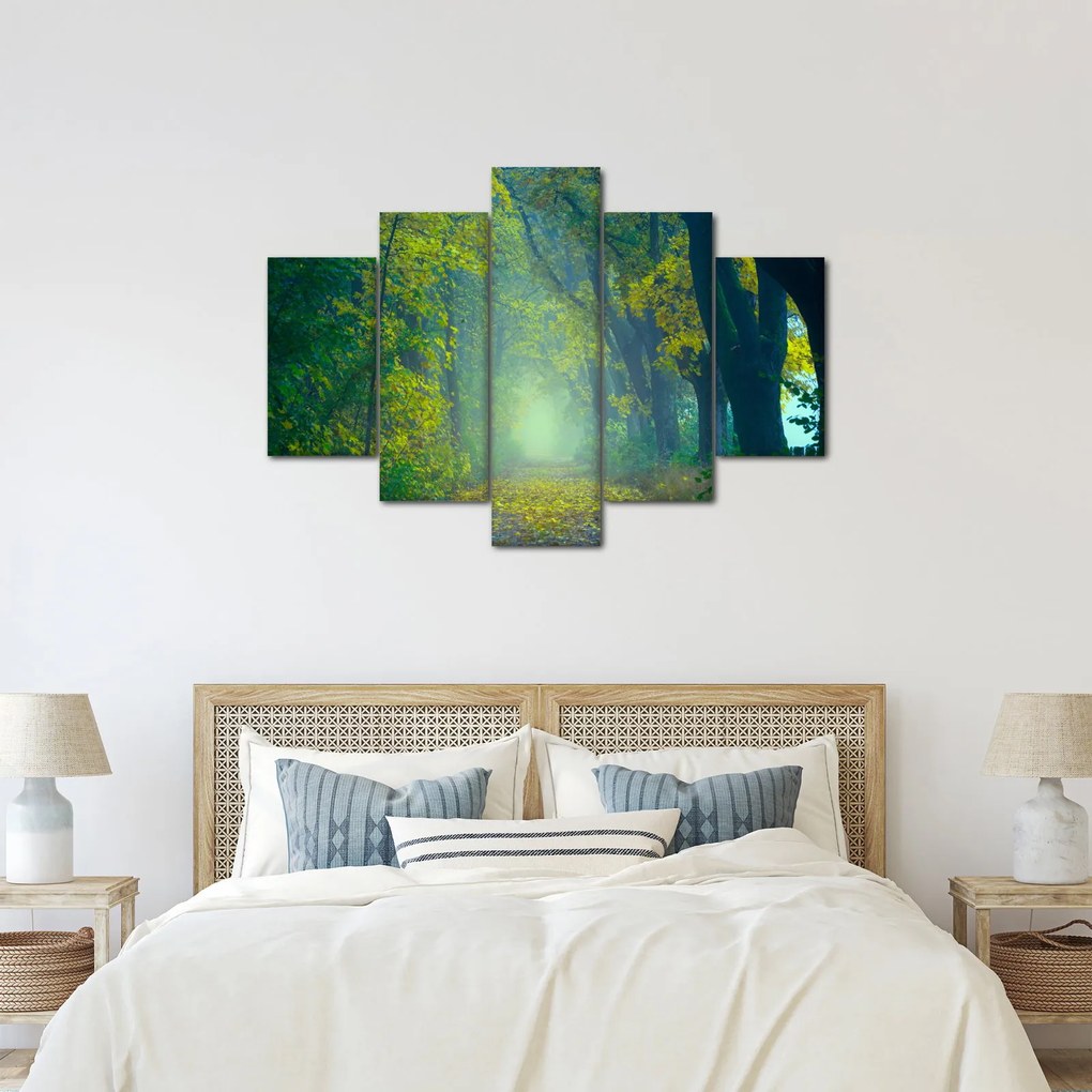 Fákkal szegélyezett út képe (150x105 cm)