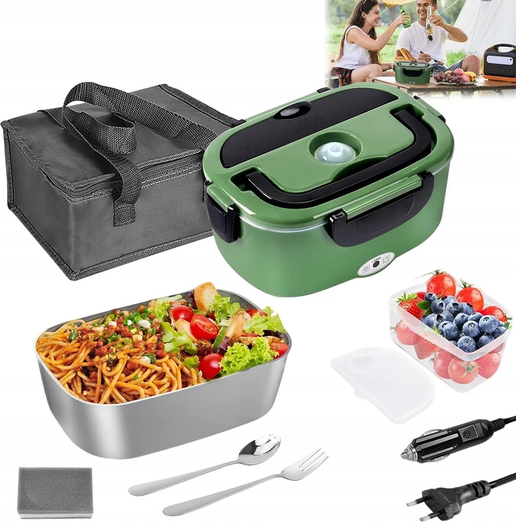 Elektromos Uzsonnás Doboz Melegítő Autós Uzsonnás Doboz 1.5L