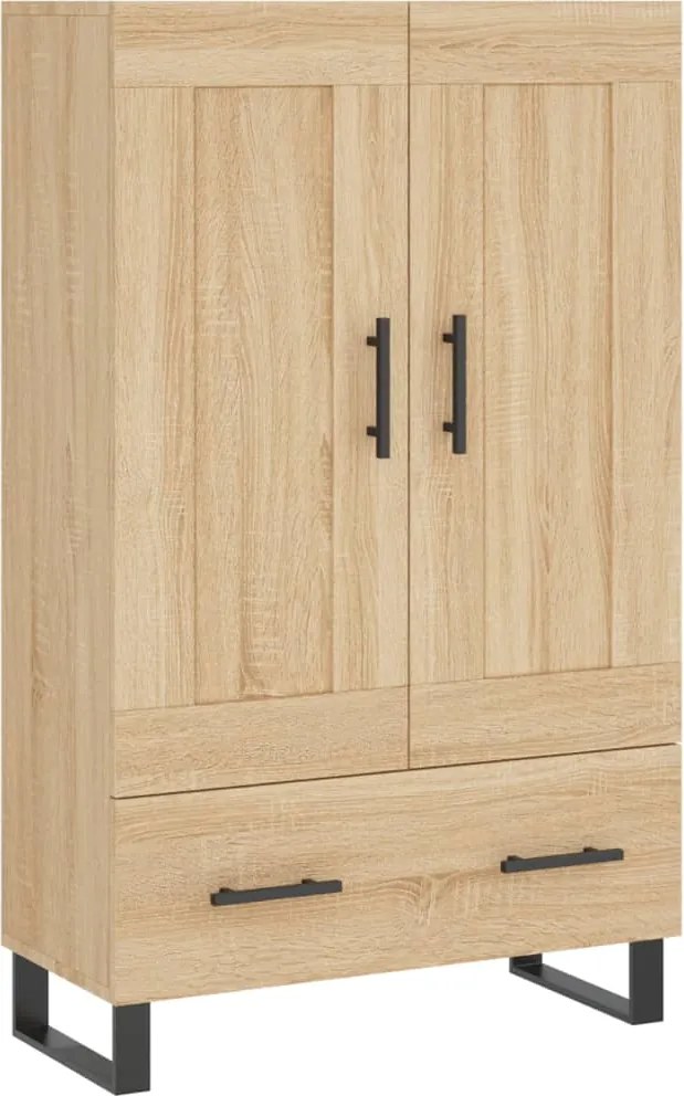 vidaXL sonoma tölgy színű szerelt fa magasszekrény 69,5 x 31 x 115 cm