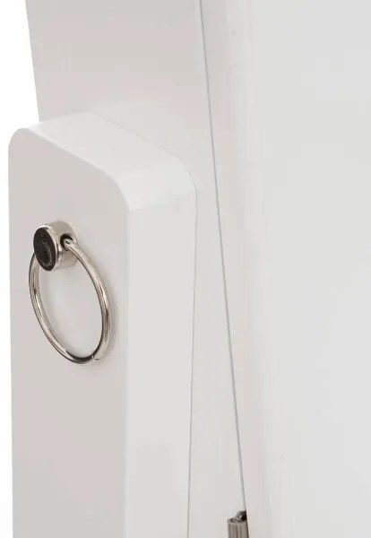 Atmosphera - álló tükör ékszertartóval KRISTIN 146,8x37 cm fehér