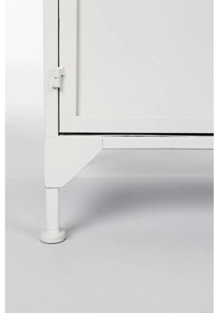 Fehér fém tálalószekrény 35x80 cm Miya – White Label