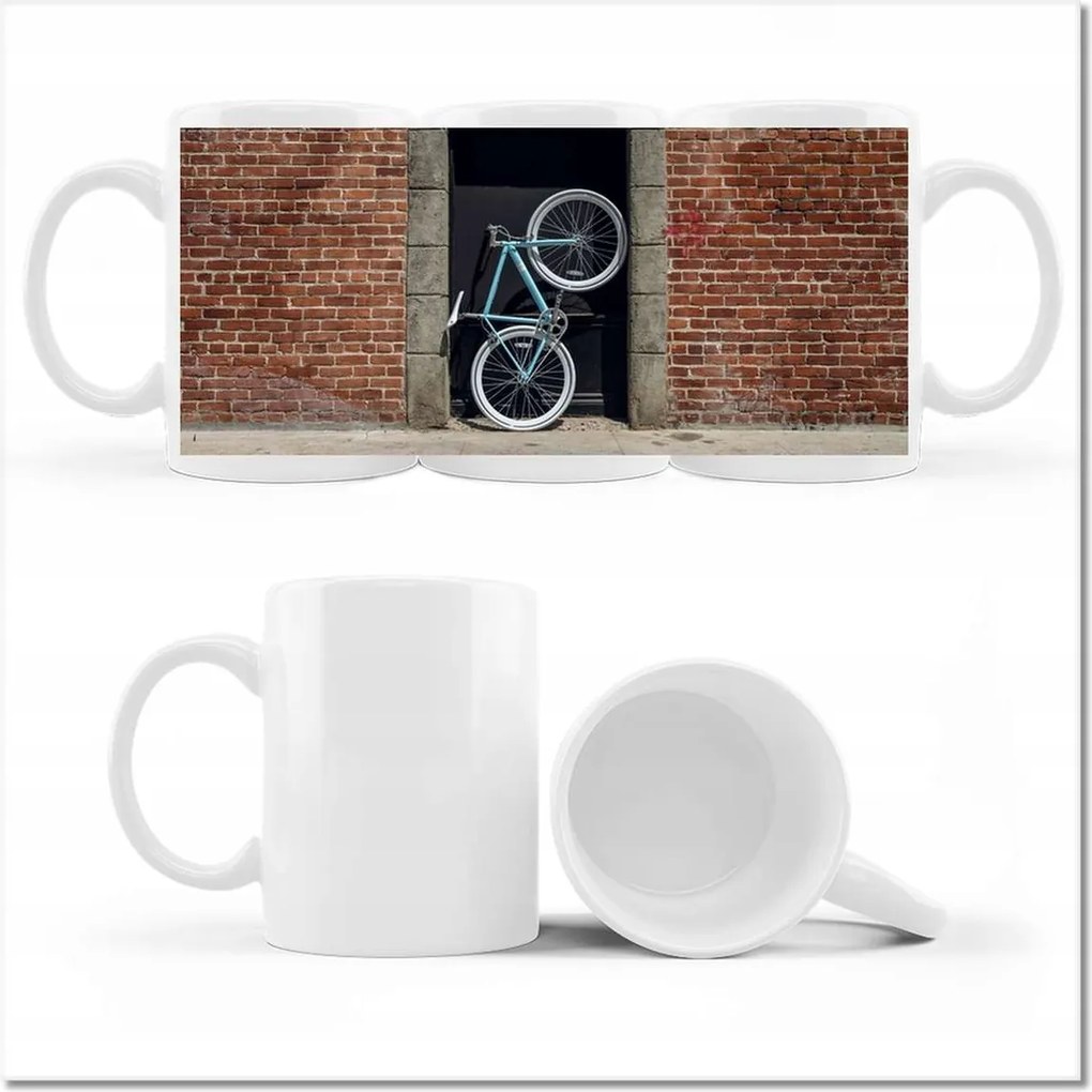 Fényképes bögre Kerékpárok Két kerék