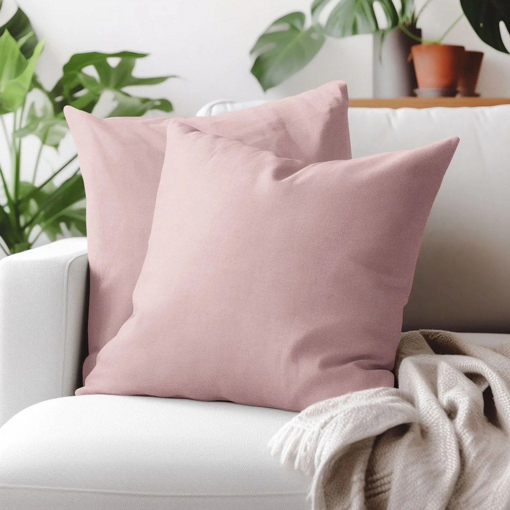 Goldea díszpárnahuzat marbella - antik rózsaszín 40 x 40 cm