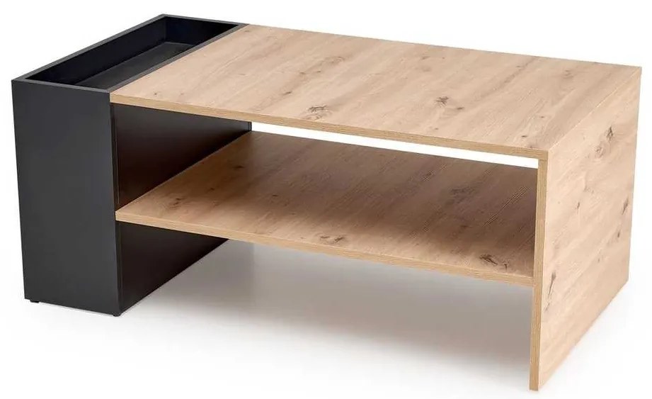 Ingenio dohányzóasztal, artisan tölgy / fekete