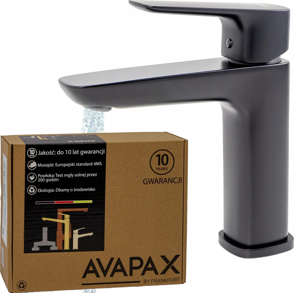 Fürdőszobai csaptelep fekete álló mosdó csaptelep sárgaréz Öko Takarékos