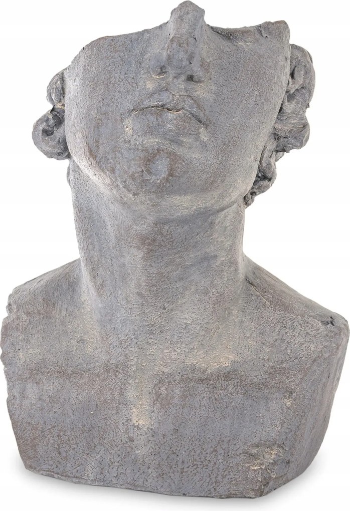 Virágtartó fedél arcrész szürke 30x29cm