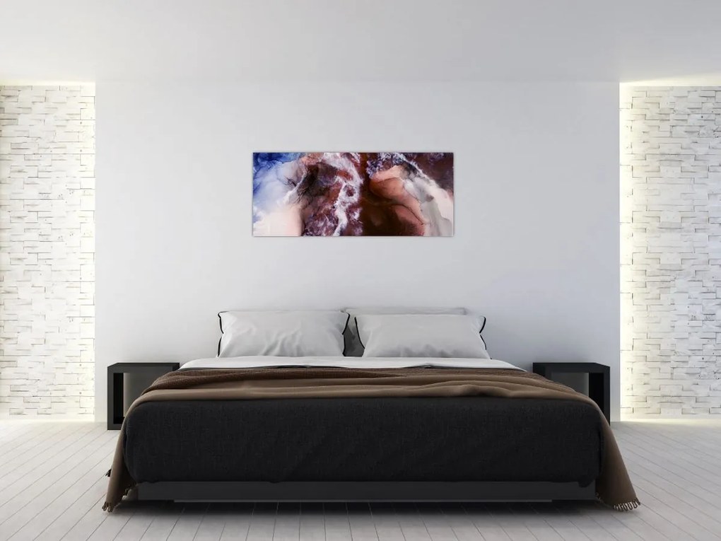 Kép - Lila márvány N⁰3 (120x50 cm)