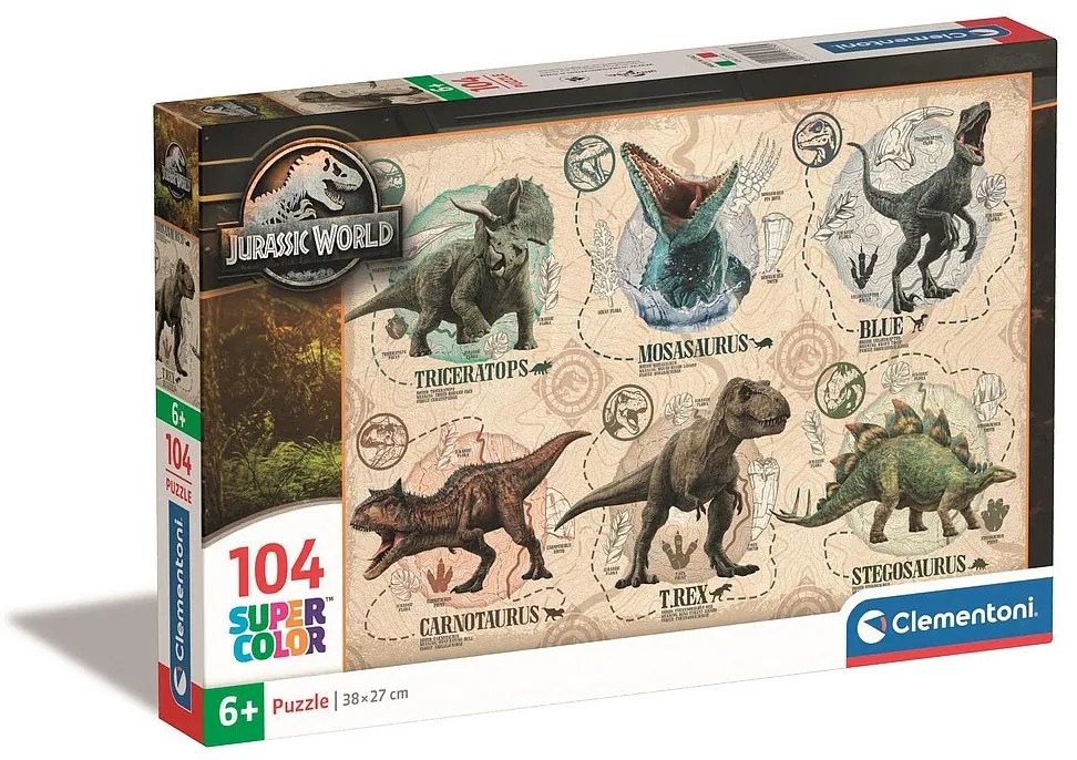 Jurassic World Guide 104 db-os puzzle Clementoni