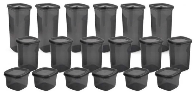 Élelmiszertartó doboz szett 18 db-os Fresco – Hermia