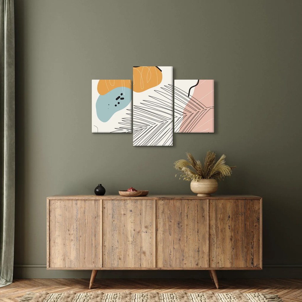 Kép - Levél illusztráció (90x60 cm)