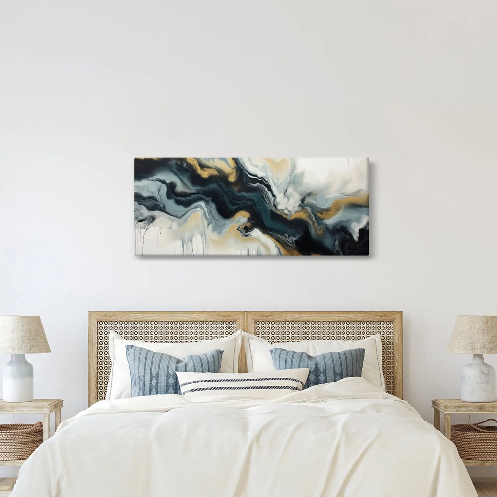 Kép - Márványozott rajz (120x50 cm)