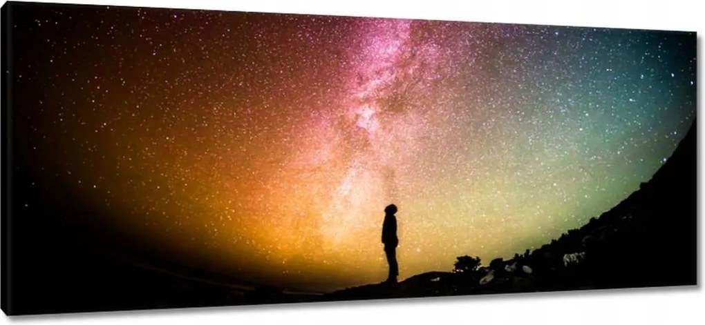 Vászonkép 100x40 Tejút