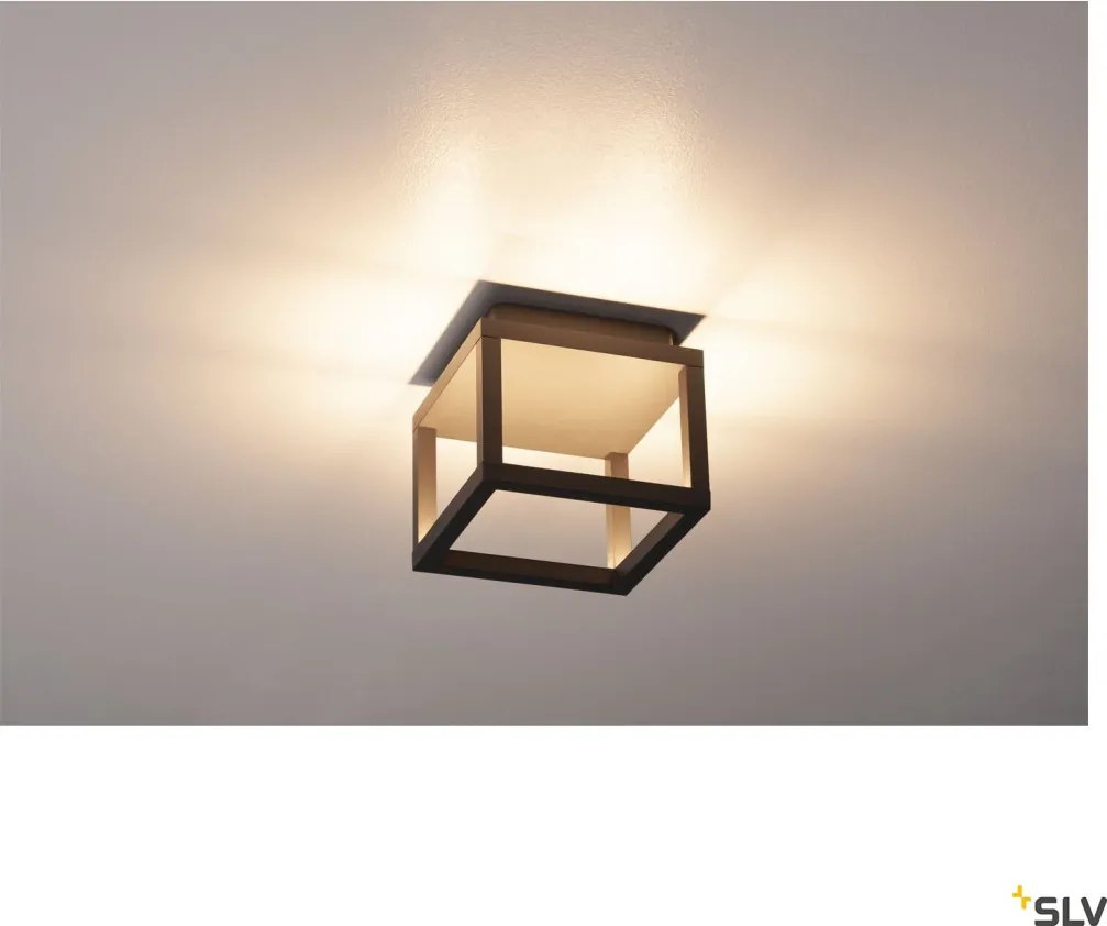 SLV 1005202 QUADRULO Modern Kültéri Mennyezeti Lámpa Antracit, Fehér LED IP55