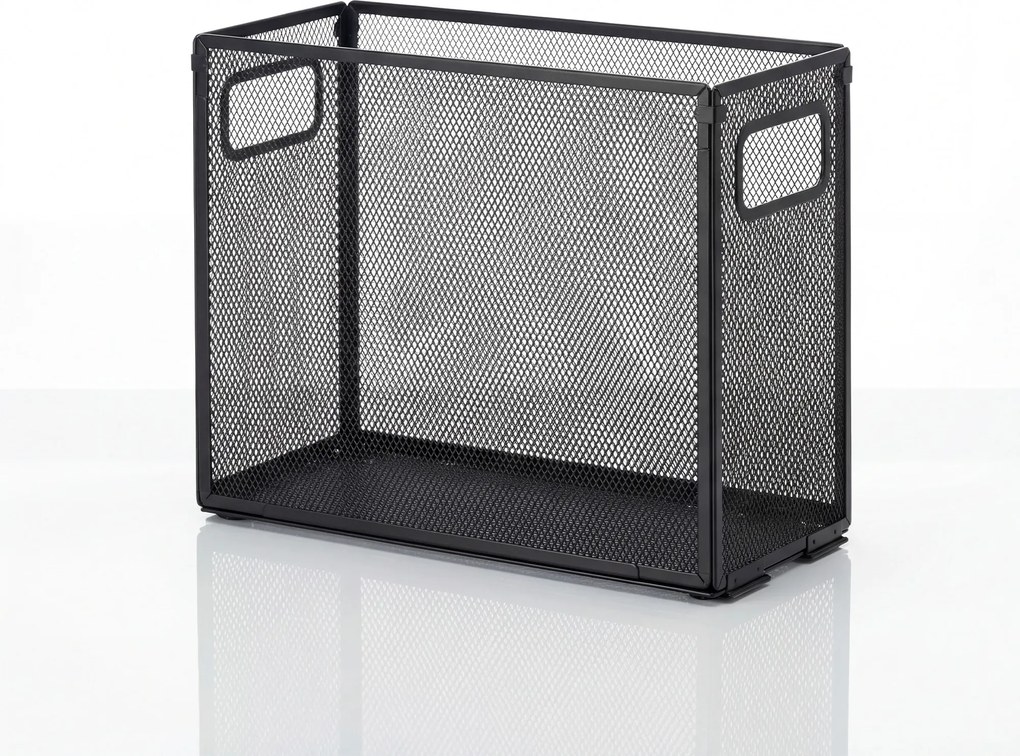 Asztali rendszerező keskeny függőleges fém kosár