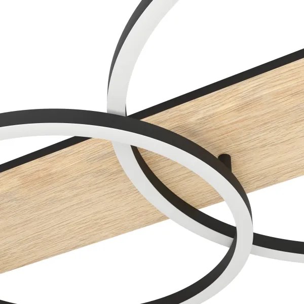 Eglo 99468 - BOYAL LED mennyezeti lámpa 2x12W, 230V, távirányítóval