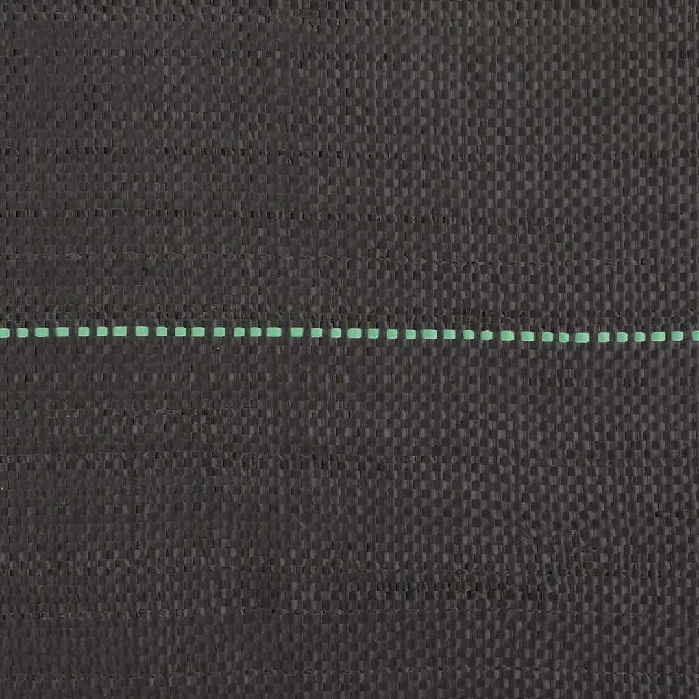 fekete PP talajtakaró membrán 0,5x25 m
