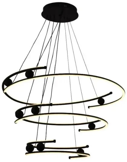 LED állítható fényerejű csillár kábellel LED/170W/230V 3000-6500K + DO