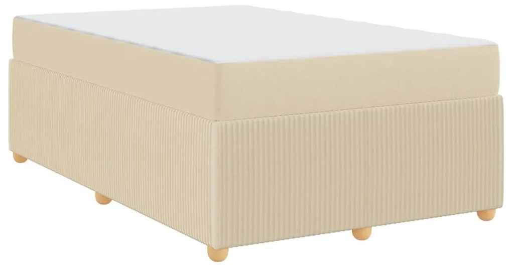 Ágykeret matraccal matracmal Krém 120 x 190 cm szövet